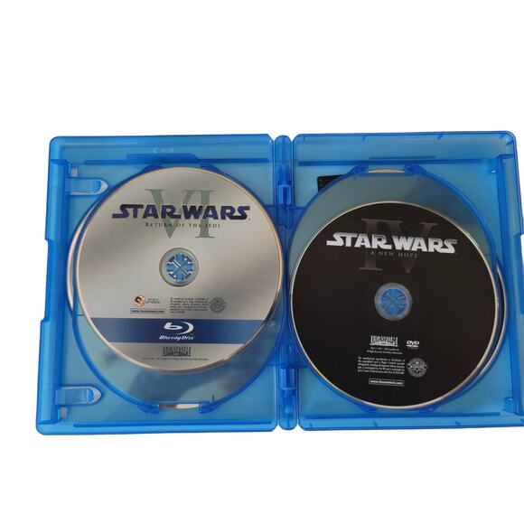 Star Wars Trilogy Blu Ray DVDs Set of 6 - Picture 3 of 6